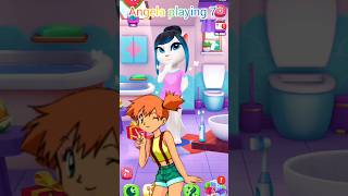 Pokemon Mistry Makeover ✨ My Talking Angela 2❤️ #shorts #gaming #pokemon