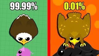 Mope.io Road to GOLDEN EAGLE *99.99% impossible* THE DEVELOPERS HATE ME! (RAGE)