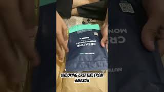 Unboxing Creatine Monohydrate Nutrabay #shorts #creatine