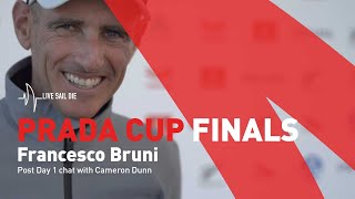 Prada Cup Finals - Day 1 Post Race Chats // Francesco Bruni