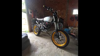 Custom CB street tracker berlanjut #bukabungkus