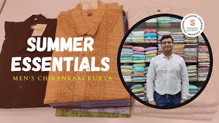 Summer Essentials | Men's Chikankari Kurta | ShyamalChikan