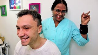 ASMR World's greatest Indian head massage by Bharti