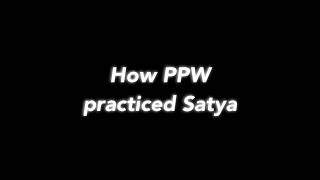 How PPW practices Satya