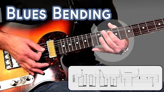 Blues Bending Licks 7 [Intermediate] with BACKING TRACK