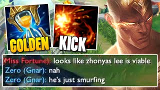 I POPPED OFF WITH ZHONYAS LEE SIN! This item is low key viable??