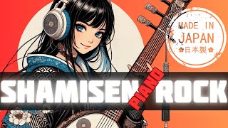 【和風BGM】Japanese Modern Fusion: Shamisen & Piano & Hard Rock 作業用BGM