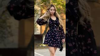 Casual beautiful floral short dress trending outfit fashion style #shorts #outfit #style #beautiful