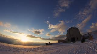 Golden hour and sunset, Portale Roma & Via Eroica, Cima Grappa — Timelapse, 10 fps