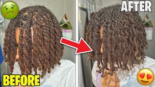 HOW TO GET CURLY DREADLOCKS IN 2024! | *2 STRAND TWIST OUT RESULTS*