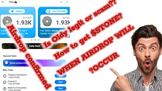 Is #oldy legit or scam? How to join oldy? How to get #$STONE? When #airdrop and listing will occur?