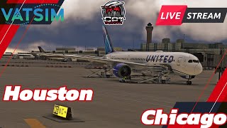 MSFS Full United 787-9 Houston - Chicago | Just How Bad Will I Screw This Up?! |  #msfs2020  LIVE