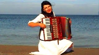 WIESŁAWA DUDKOWIAK   with Accordion on Beach 1 , The most beautiful relaxing melody