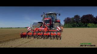 Möhren säen 2017 | LU Terhardt | Massey-Ferguson | Güttler