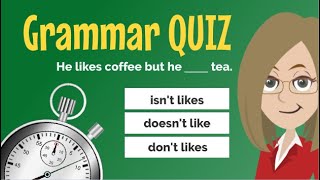 Test Your English! Present Simple and Present Continuous - QUIZ