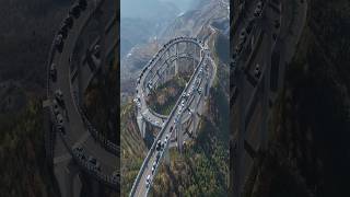 The Most Thrilling Winding Road of Tianlong Mountain