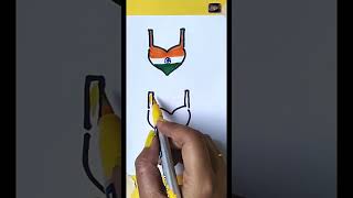 🇮🇳+🩱+🇱🇹 #shorts #art #viral #flagdrawing #independenceday #littleslearningtv