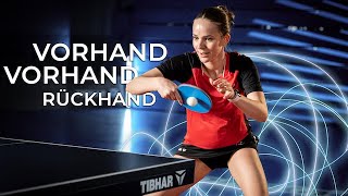 Routine im Tischtennistraining: Vorhand – Vorhand – Rückhand | Trainingstipps Tischtennis