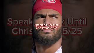 Speaking Fax Until Christmas 25/25 #shorts #nfl #football #viral #edit #2023 #christmas