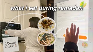 what i eat on the first day of ramadan *suhoor + iftar*