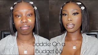 BADDIE ON A BUDGET MAKEUP TUTORIAL : ALL PRODUCTS UNDER $20!!!!!! (drugstore products)