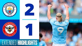 Manchester City vs Brentford 2-1 Extended Highlights Goals | Premier League 2024/25