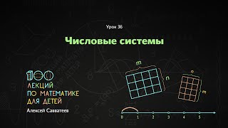 36. Числовые системы. Алексей Савватеев. 100 уроков математики