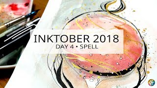 INKTOBER 2018 • day 4 • prompt: spell