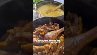 Comida caseira #polenta #frangocaipira #comidacaseira #fogaoalenha #viralshorts #shorts #viralvideo