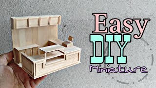 DIY Miniature With Popsicle Sticks | Easy Craft DIY