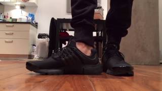 Nike Air Presto 'TRIPLE BLACK' Quick ON Feet