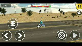 Stunt bike racing game level 1 complete #Short #short #gaming #motocross #motorcycal