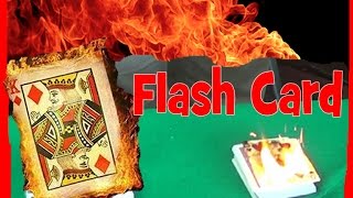 Carta Flash. ( Flash Card - Scorched ). N / Revelado