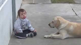 Video: la conmovedora amistad entre un niño down y su perro