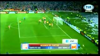 SANTA FE (COL)  1 - 0  (MEX) MORELIA COPA LIBERTADORES 2014 04/02/2014