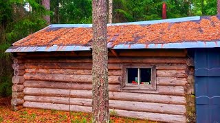 Рыбалка на Озере с Ночёвкой в Избе. Бомбезная Еда на Костре. Тихая Охота.