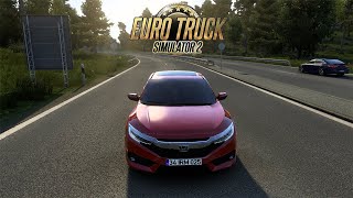 Honda Civic TypeR/Fc5 версия 1.7 для Euro Truck Simulator 2 (v1.45.x)Обзор мода