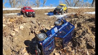 1/10 Scale Offroad Recovery RC Toyota Hilux Mitsubishi Pajaro