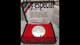 Hermosa Onza 1991 acabado espejo o proof características catálogo de monedas ep.14