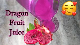 Dragon Fruit Juice | Healthy Drink