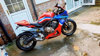 CBR650R Spark.it exhaust Baffle in cold & warm sound