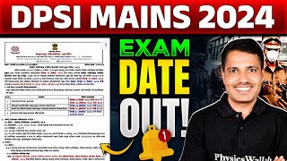 Department PSI Exam Date 2024 Out🤩 | DPSI Exam Update | MPSC Wallah