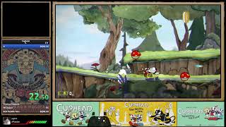 Cuphead DLC Patch | Forest Follies in 33.74 W/ Hitboxes!