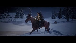 Horseback Riding Scene Transition through the World Map of RDR2 - Red Dead Online