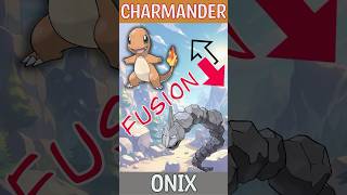 Fusing a Charmander and Onix together! 🔥 🪨 #pokemonart  #shorts #pokemoncommunity #pokemon #151