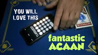 1 of the coolest ACAAN with such a cracking ending/card tricks