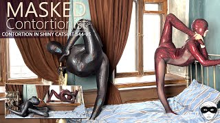 Contortion in shiny catsuit | 544 05 - Short Preview