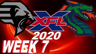 Guardians vs Dragons Week 7 XFL 2020 Week 7