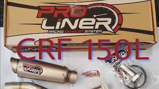 Review Suara Knalpot Proliner TR1 short Honda CRF 150L