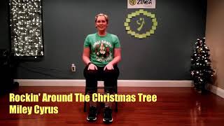 Rockin' Around The Christmas Tree | Miley Cyrus | Zumba Gold Chair | Christmas